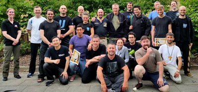 Some of the best London troop assembled for a photo at a training session.